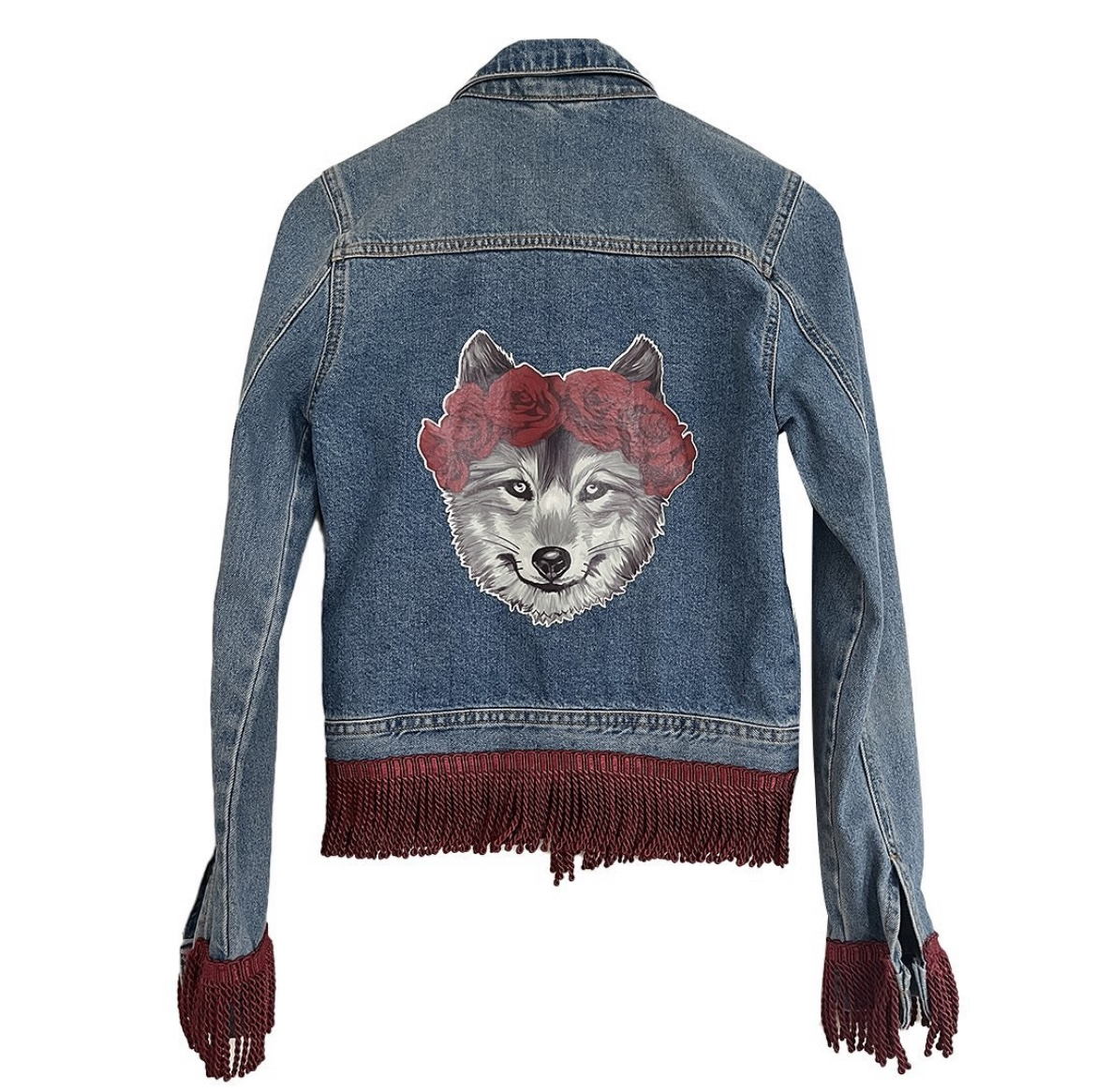 Flower Wolf Jean Ceket
