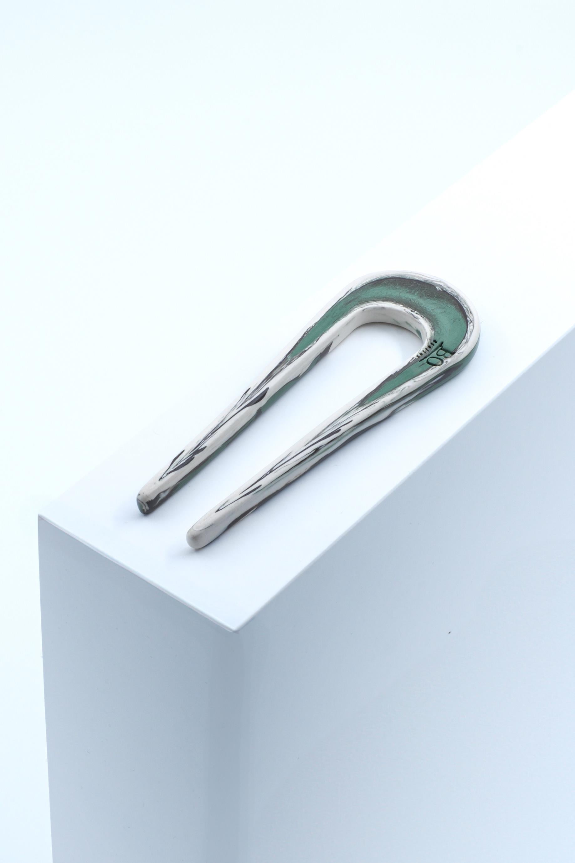 Forest Porselen Hair Pin