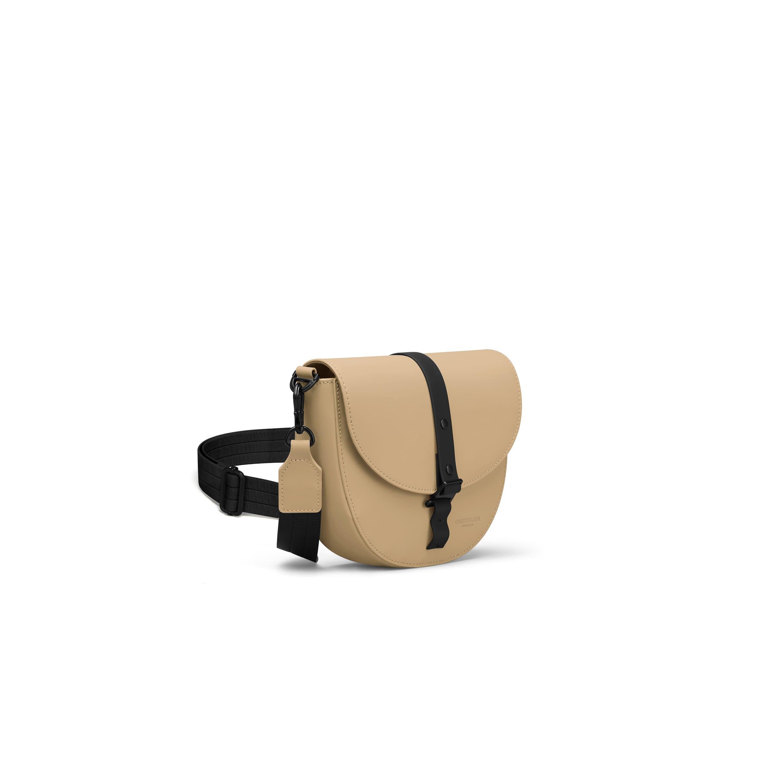 Gaston Luga Spläsh Moon Crossbody Omuz Çantası - Latte