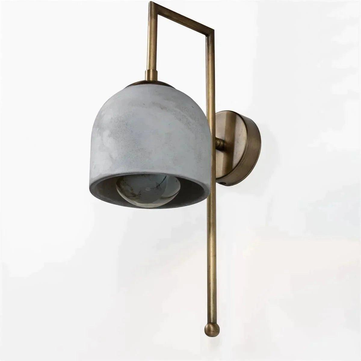 Gri Bronz Metal Detay Duvar Aplik