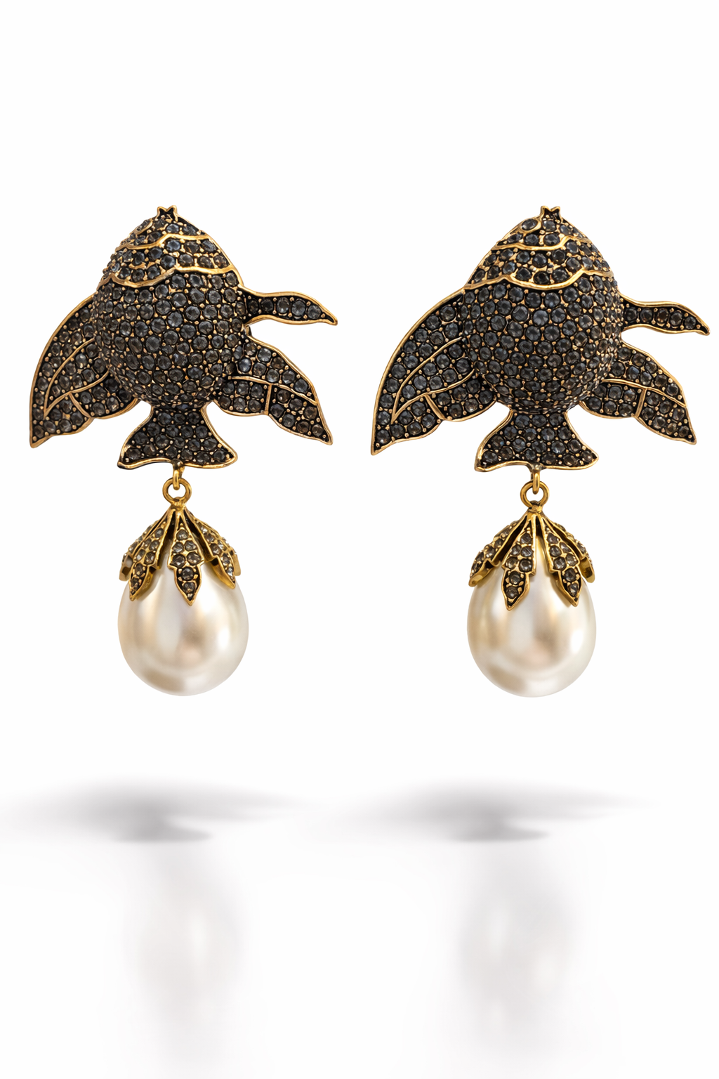 İnci Toplu Balık Küpe