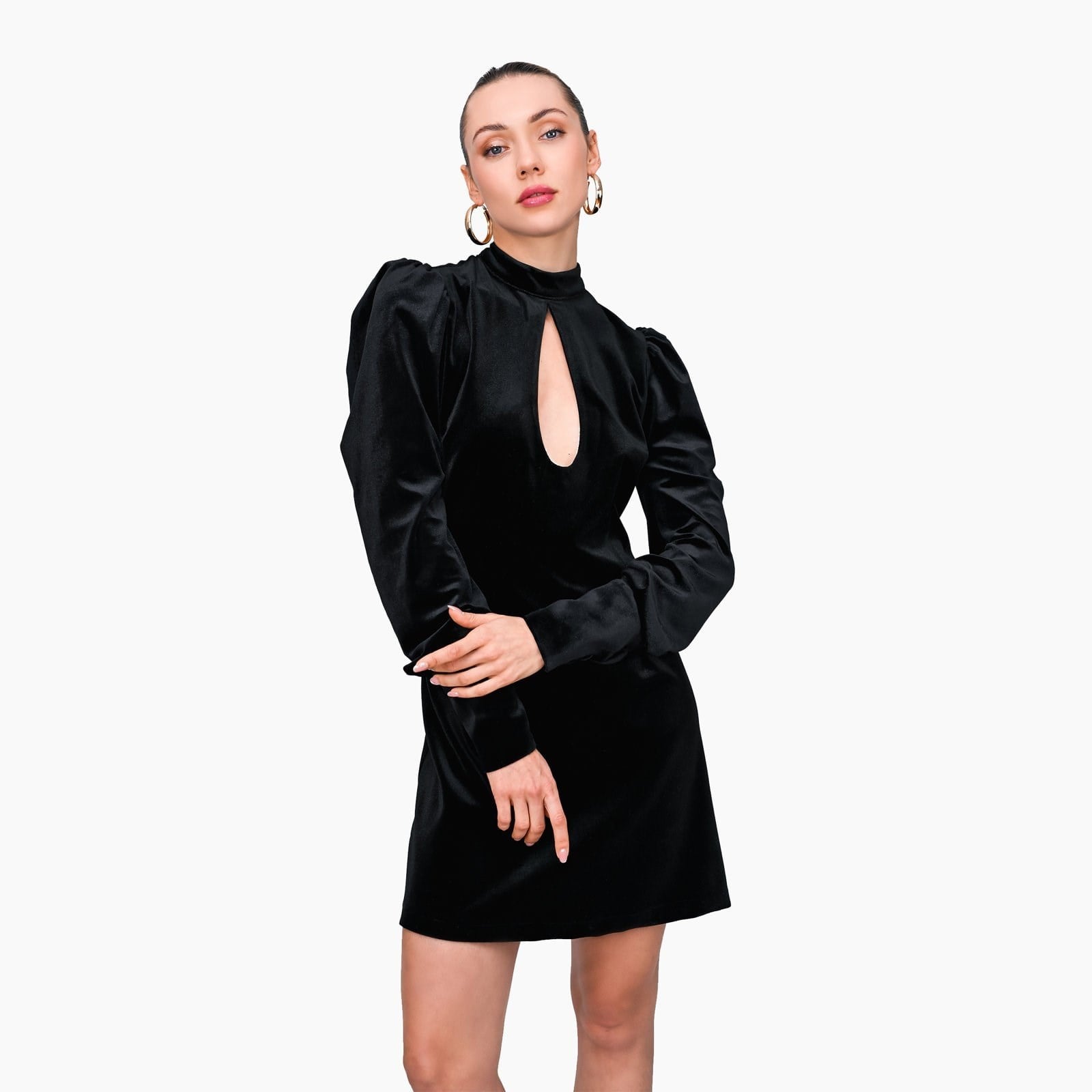 Klair Cut-out Detailed Mini Dress