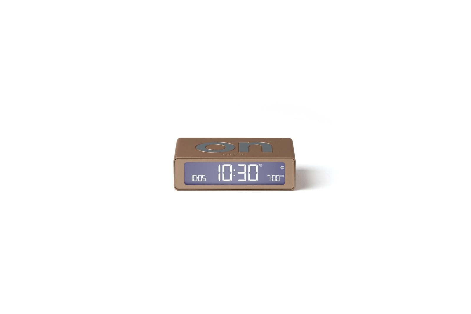 Lexon Flip Mini Şarj Edilebilir Alarm Saat Dore