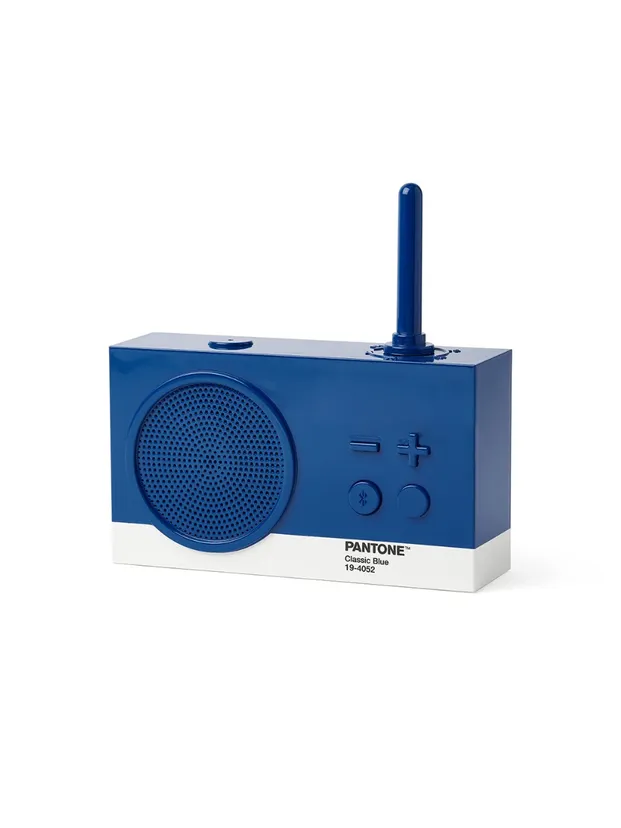 Lexon x Pantone Tykho 3 Bletooth Hoparlör ve Radyo Mavi
