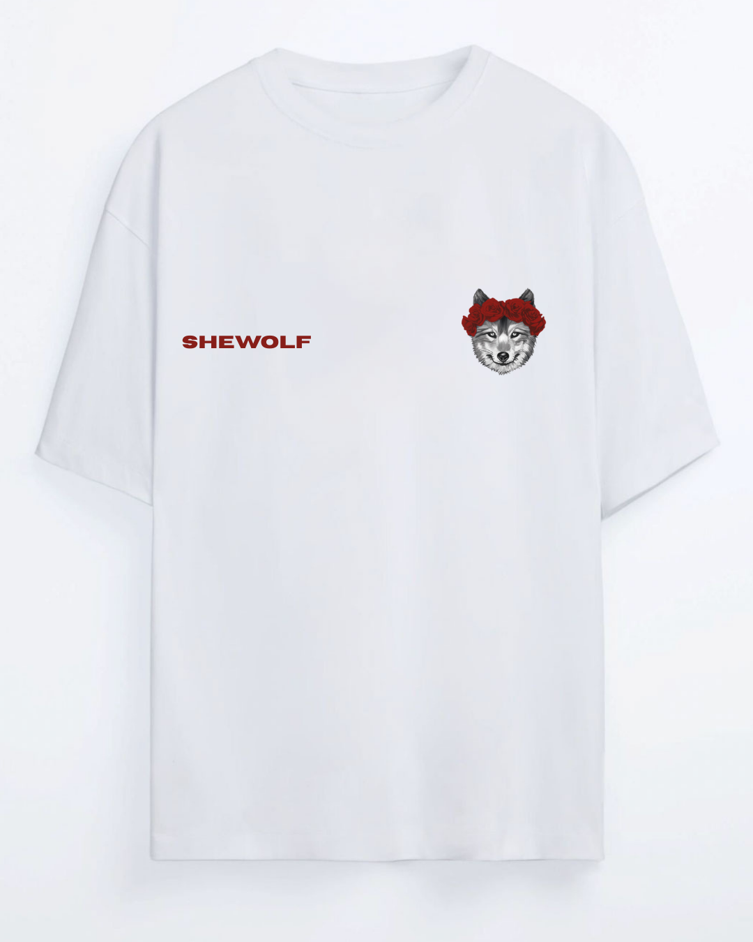 Mini Flower Wolf Oversize Tshirt