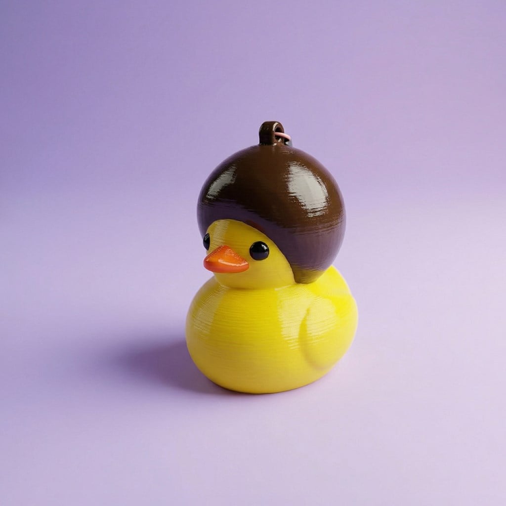 Mini Ördek Anahtarlık | Afro Duck
