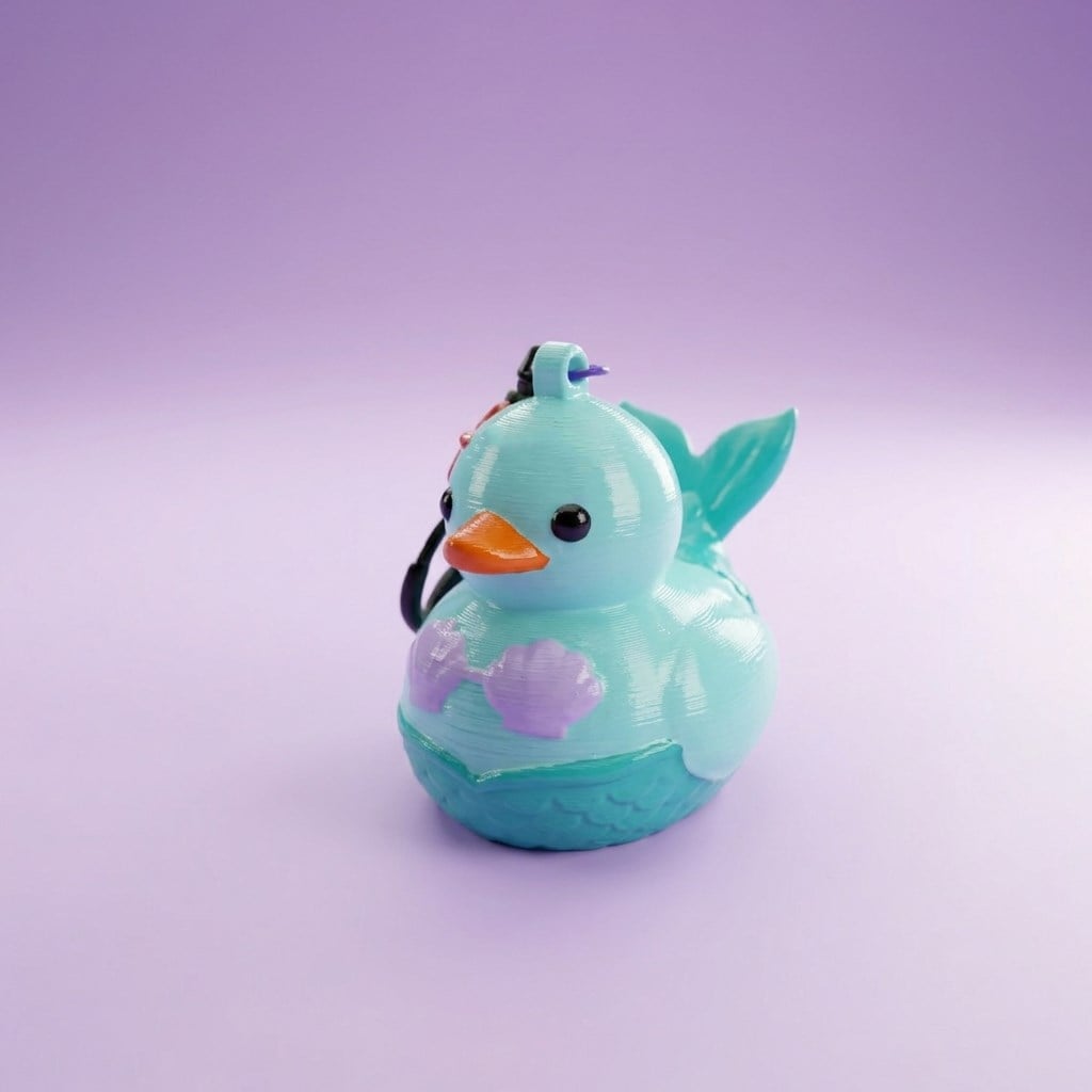 Mini Ördek Anahtarlık | Mermaid Duck
