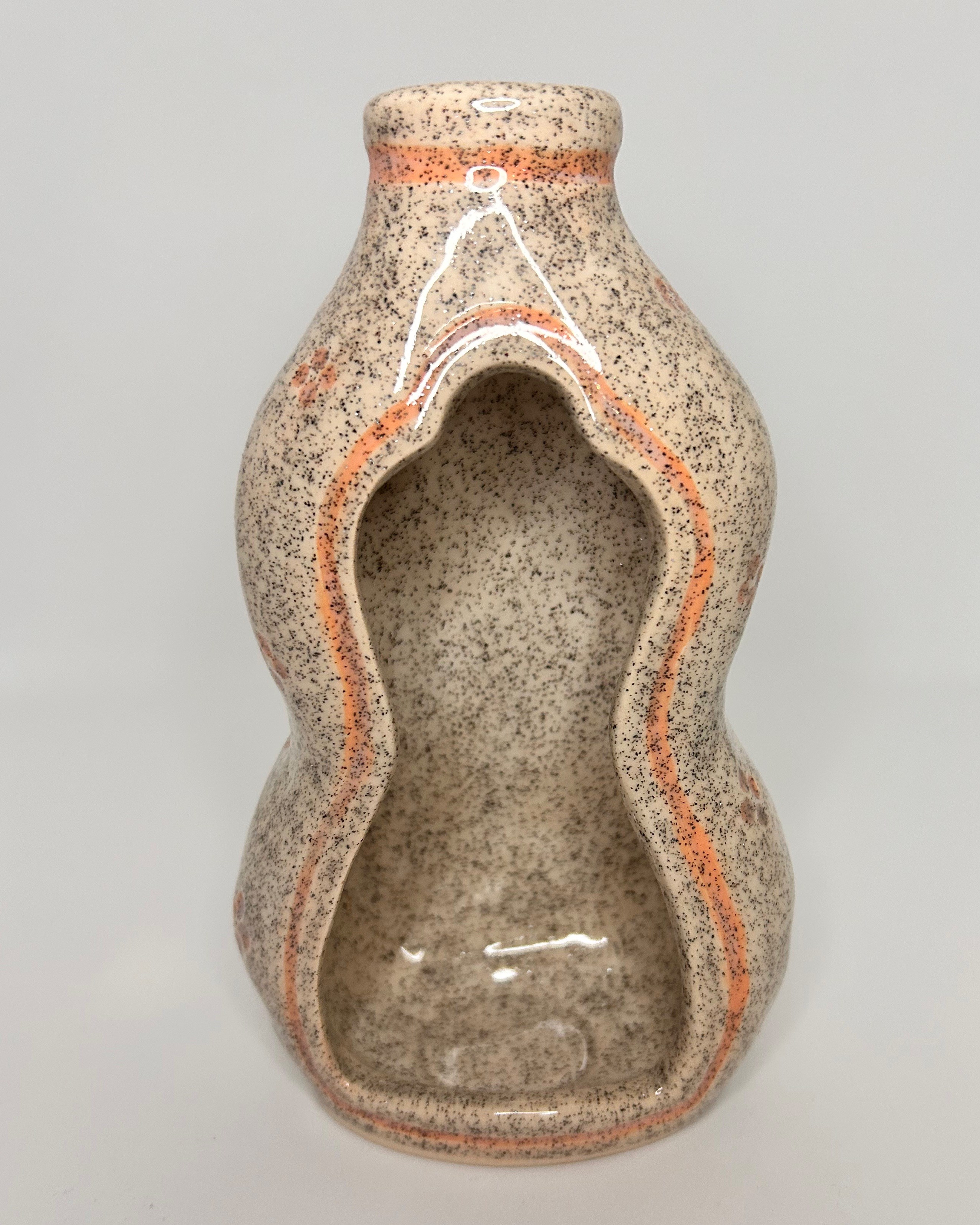 Parıltılı Seramik Mumluk