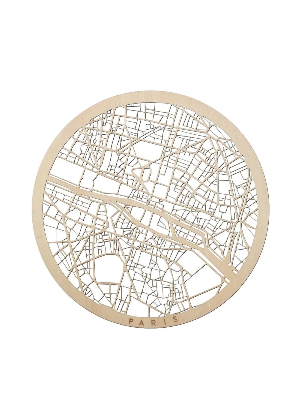 Paris Ahşap Şehir Haritası