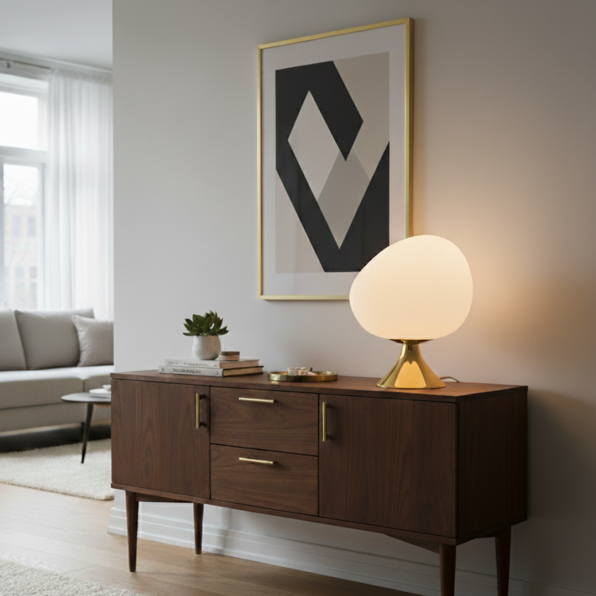 Pirinç Egg Dekoratif Aydınlatma