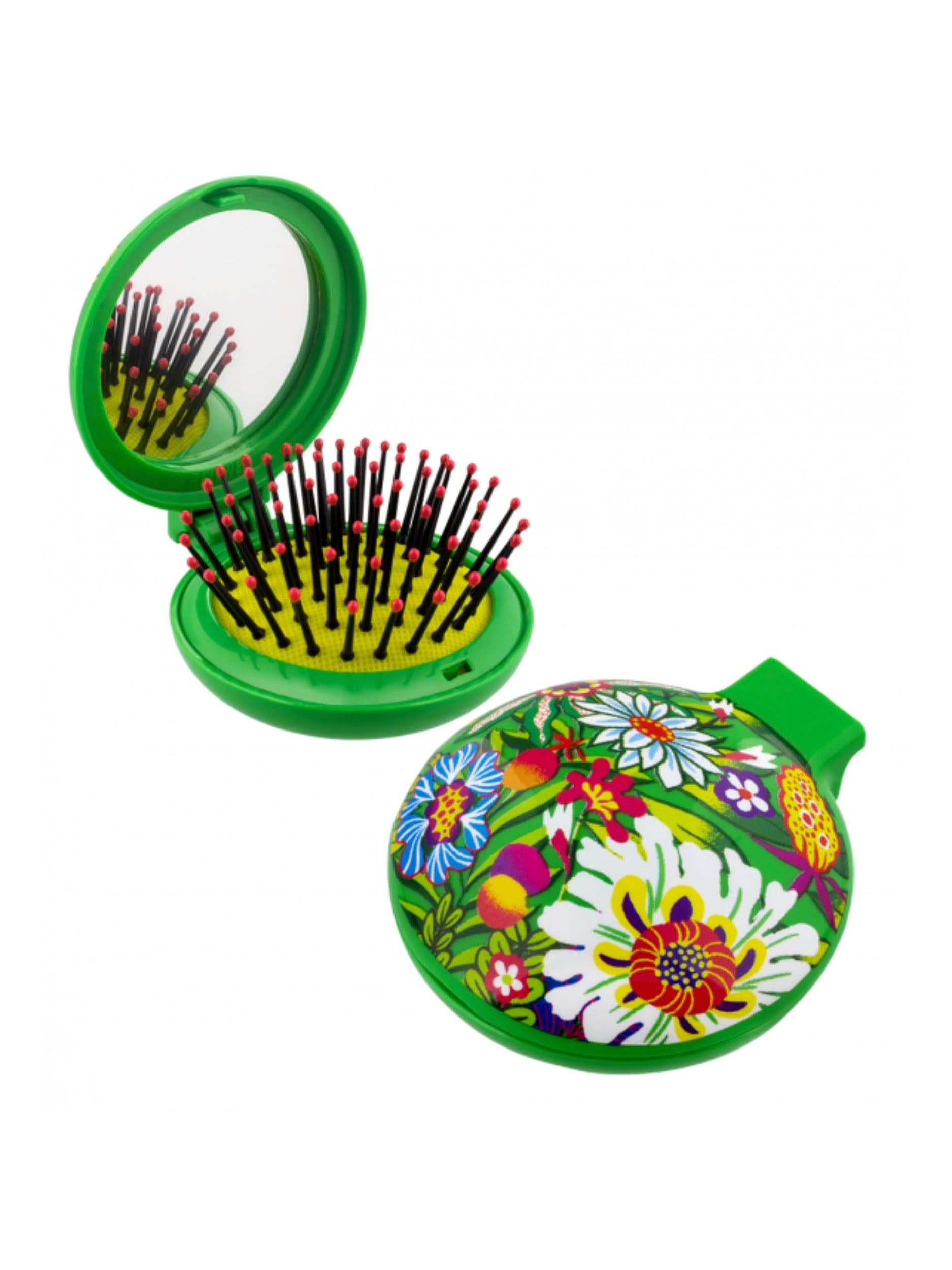 Pylones Aynalı Katlanabilir Saç Fırçası | Lady Retro - Songe De Printemps