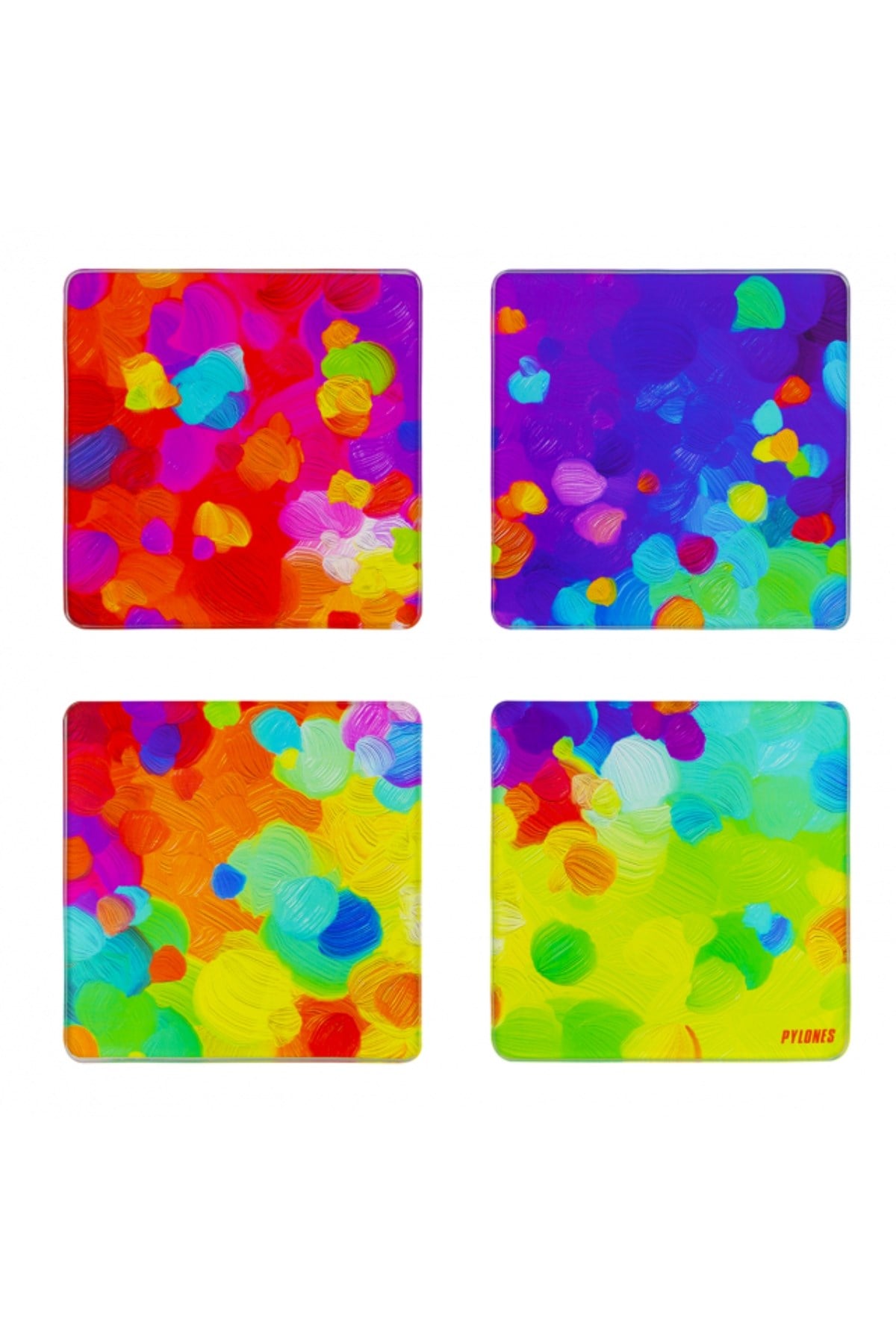 Pylones Bardak Altlığı Seti ( 4'lü) - Sous Verre - Palette