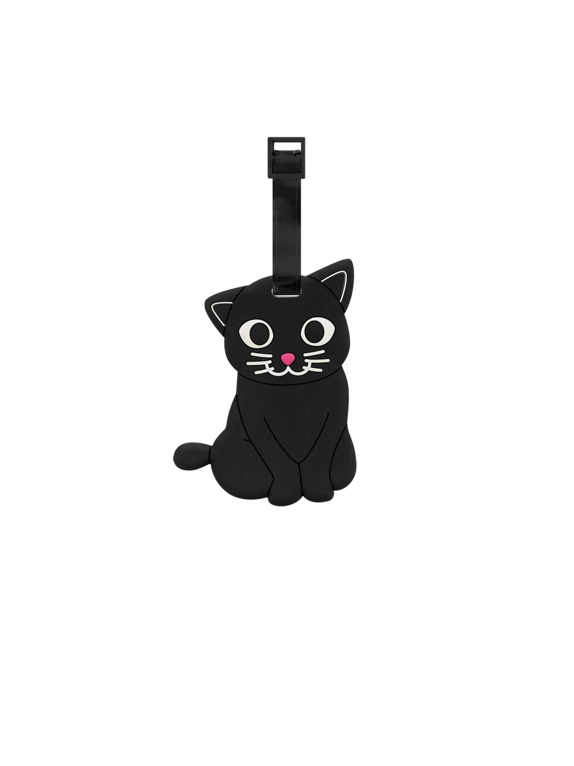 Pylones Valiz Etiketi - Ani - Luggage Siyah Kedi