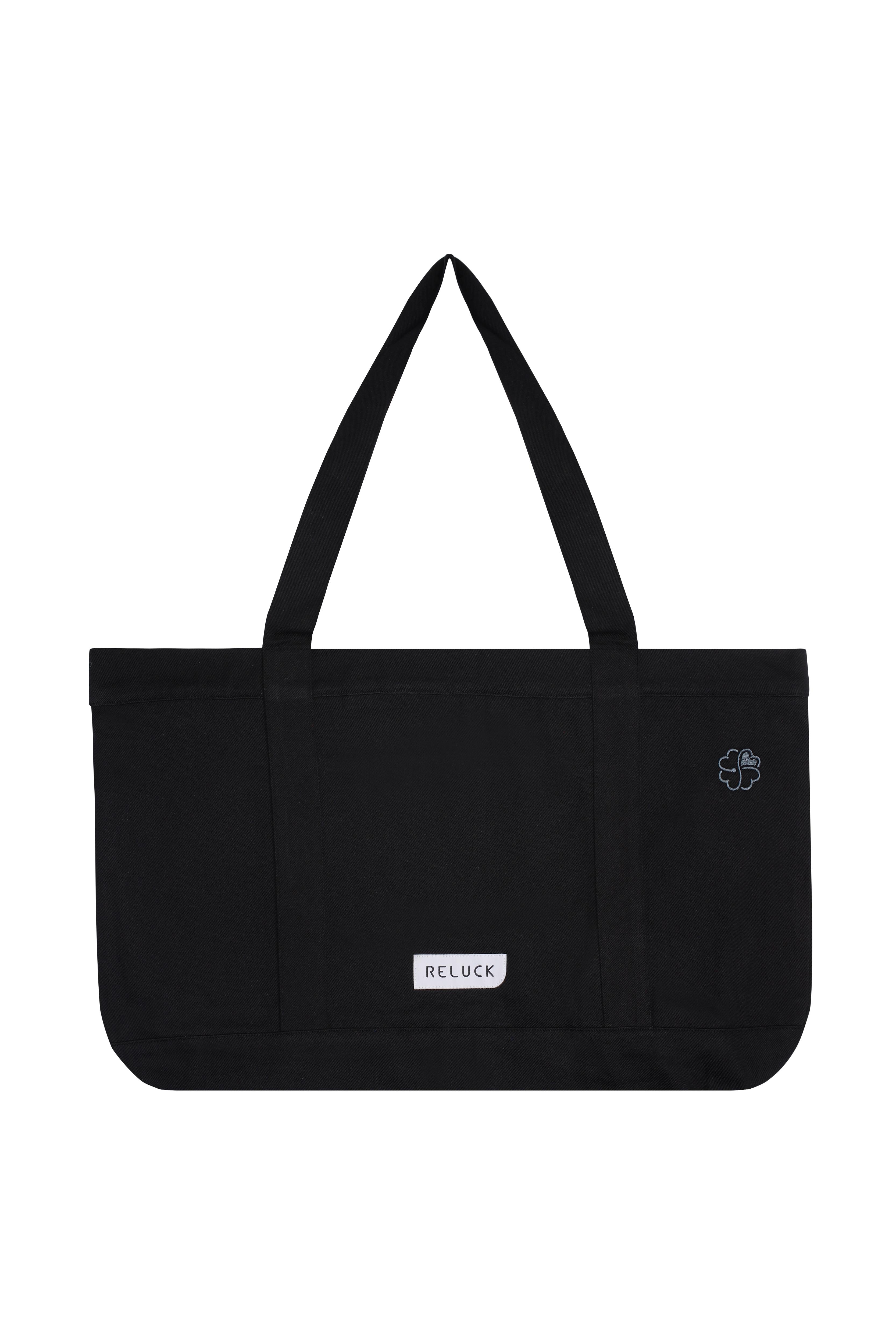 Recycled Big Tote Bag - Siyah