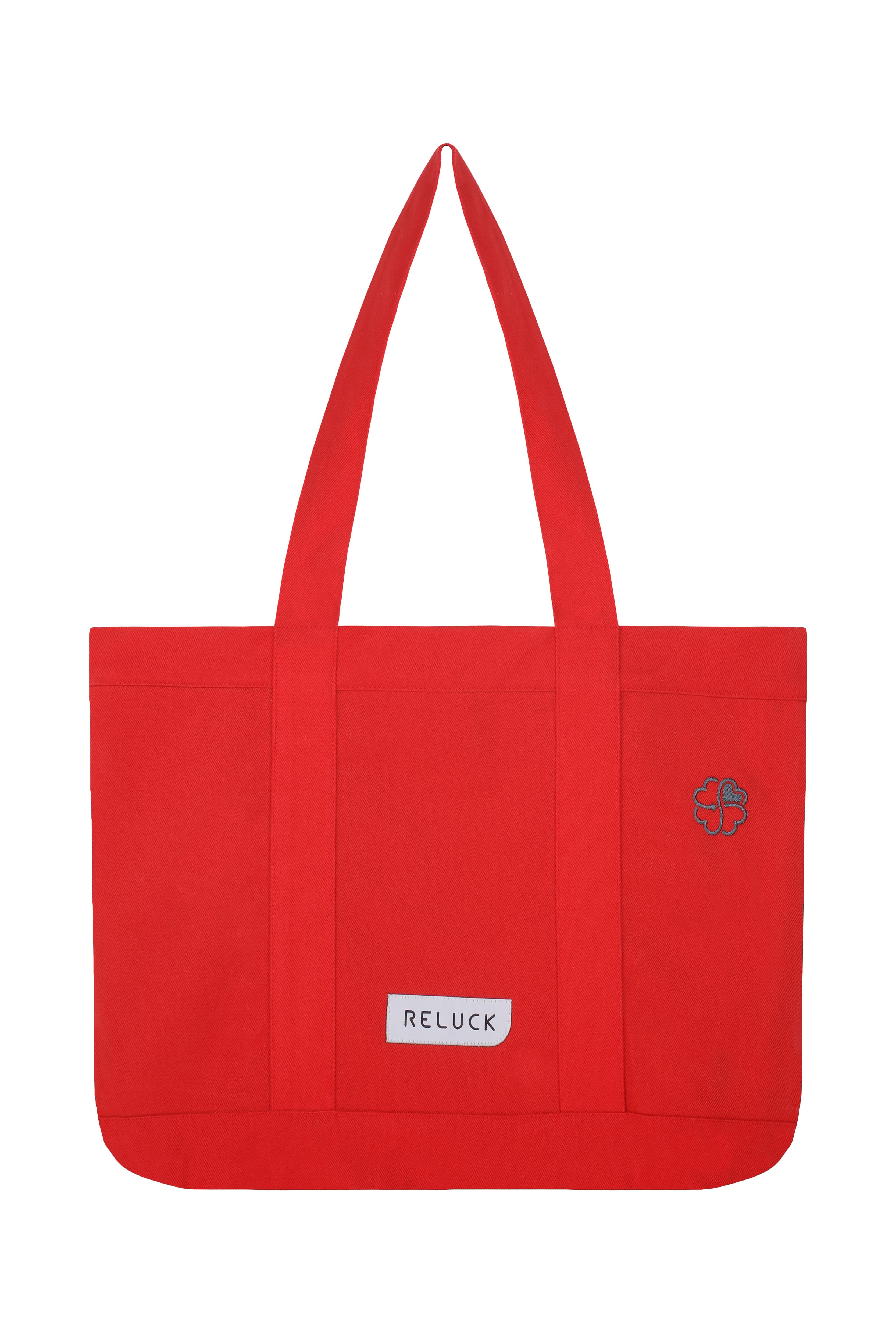 Recycled Daily Tote Bag - Kırmızı