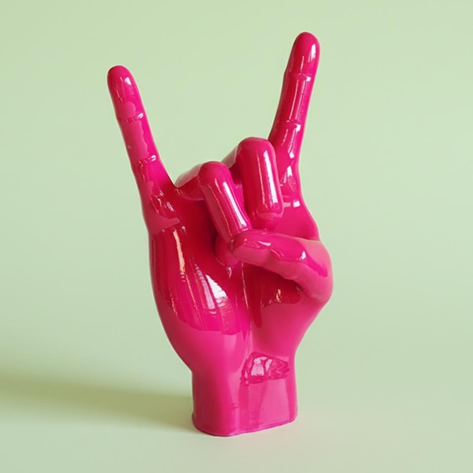 Rock El Figürü | Fuşya