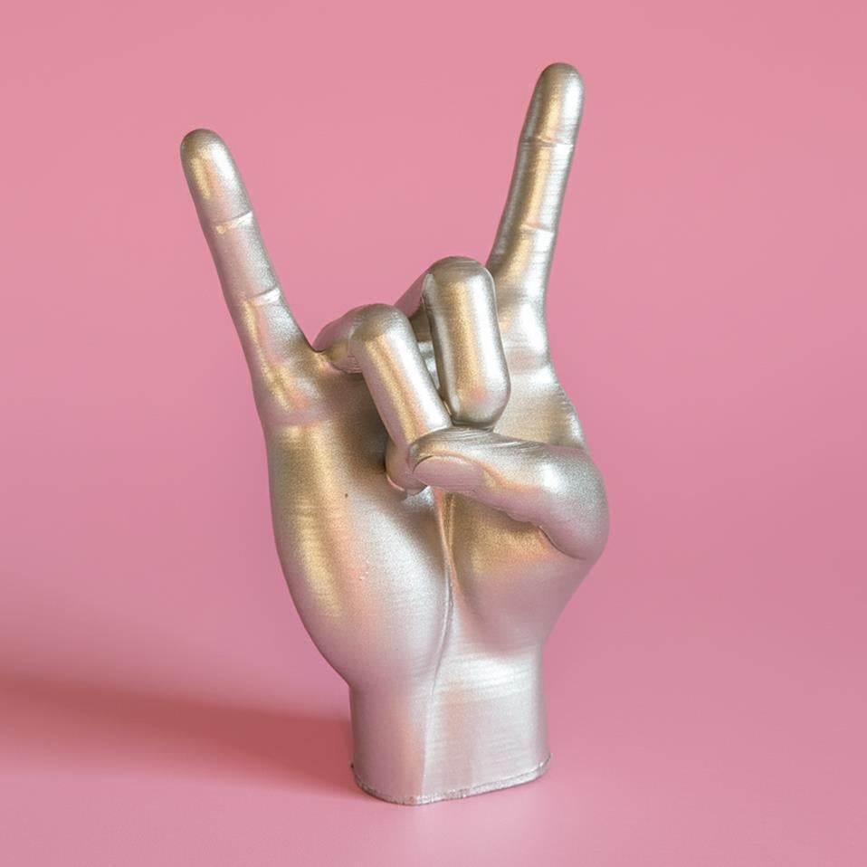 Rock El Figürü | Gümüş
