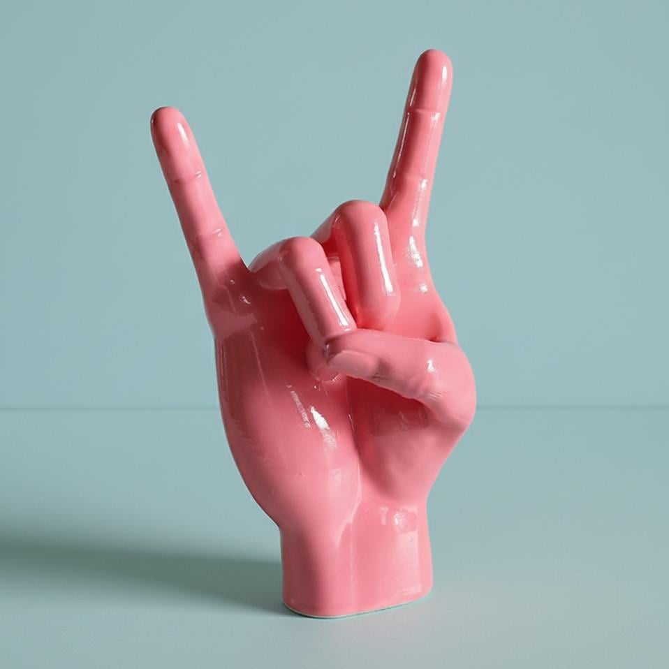 Rock El Figürü | Pembe