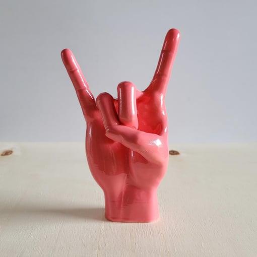 Rock El Figürü | Pembe