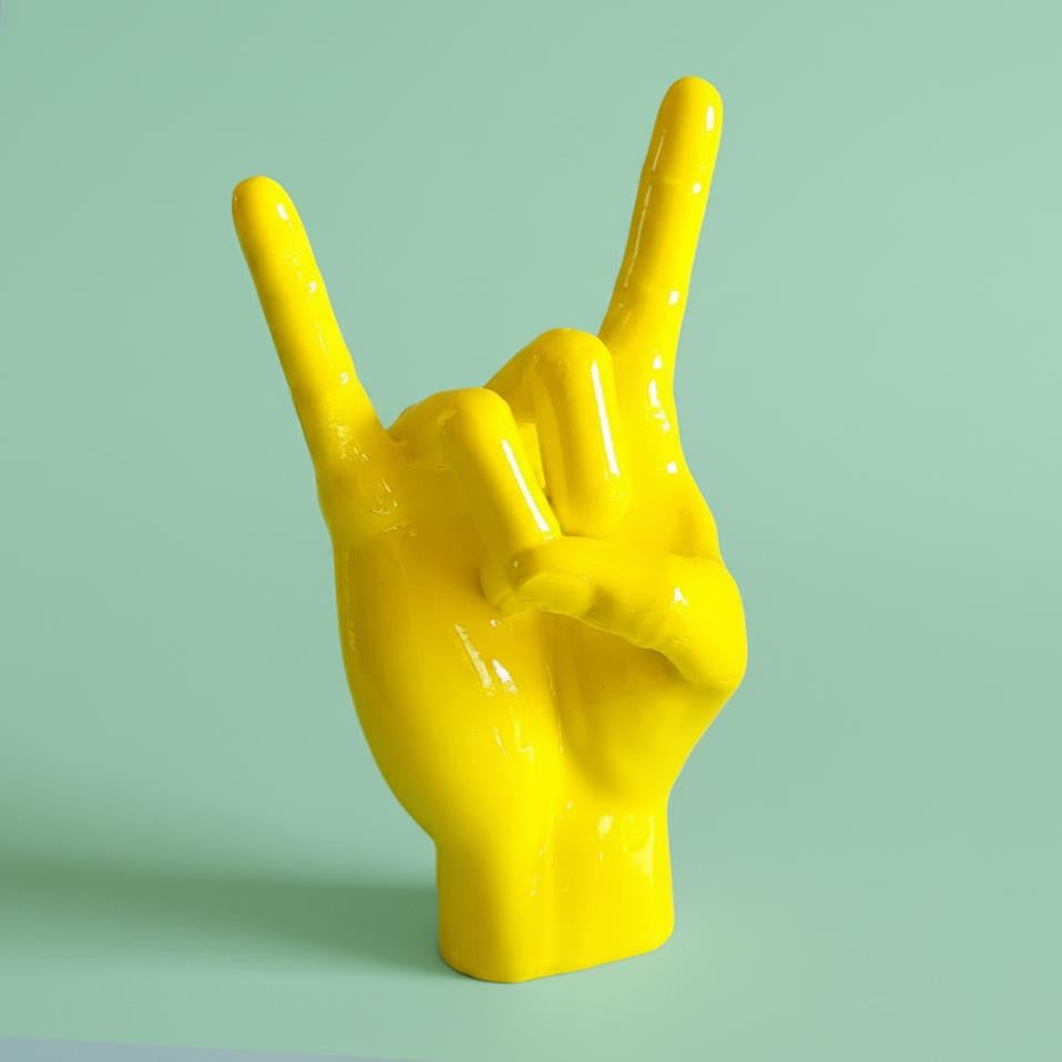 Rock El Figürü | Sarı