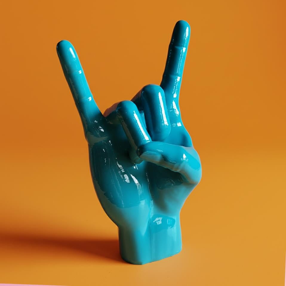 Rock El Figürü | Turkuaz