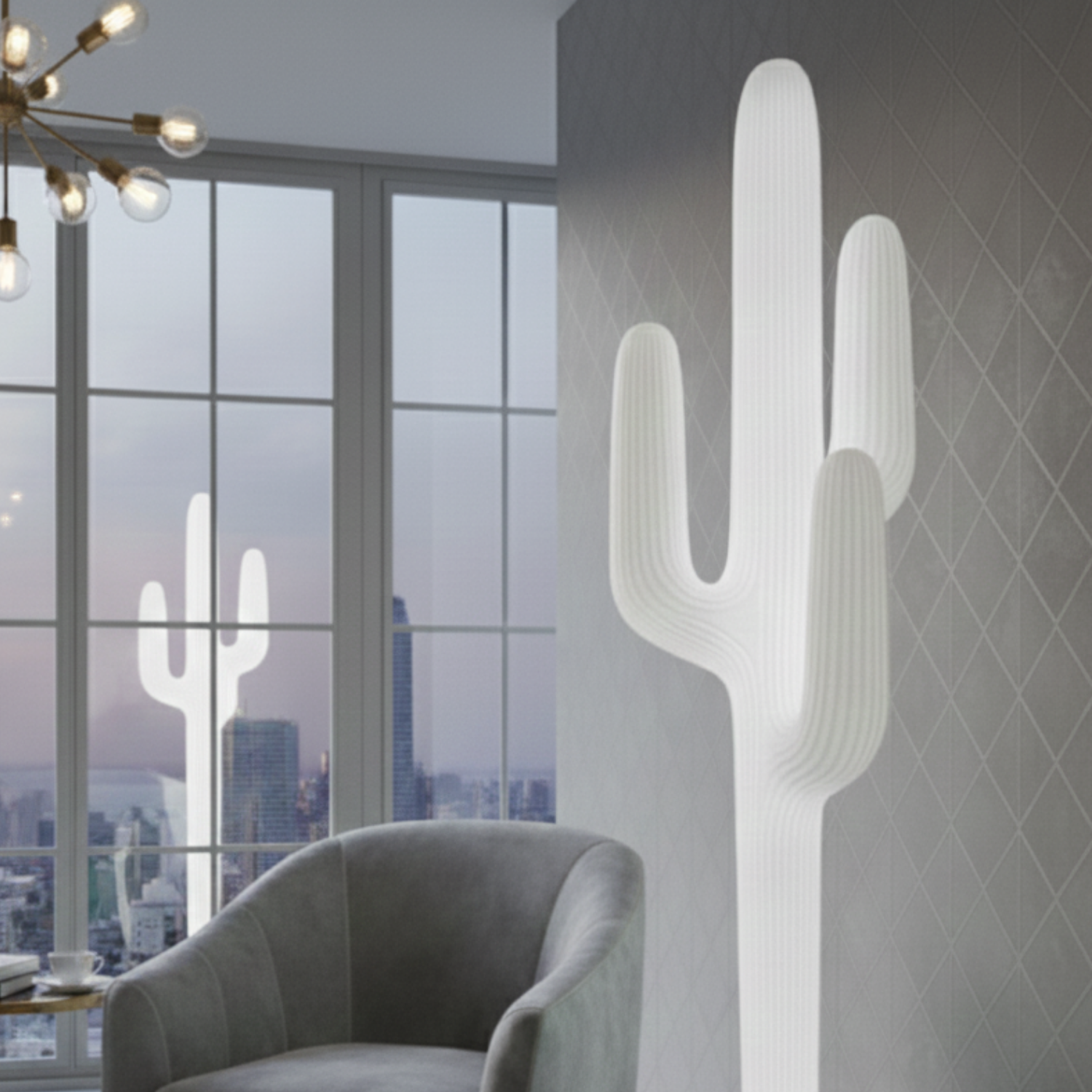 Saguaro195 Dekoratif Yer Aydınlatması