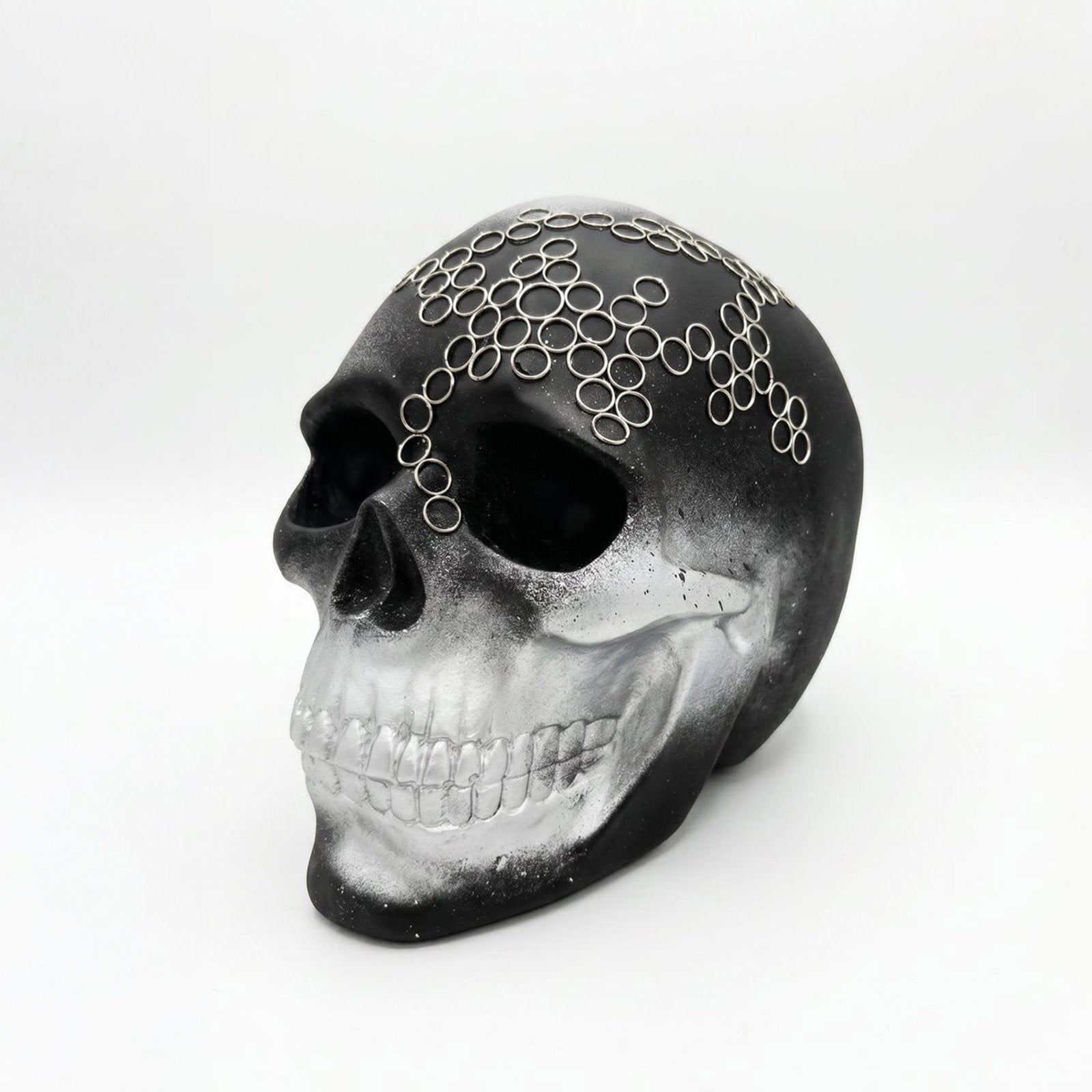 Skull Noir Heykel