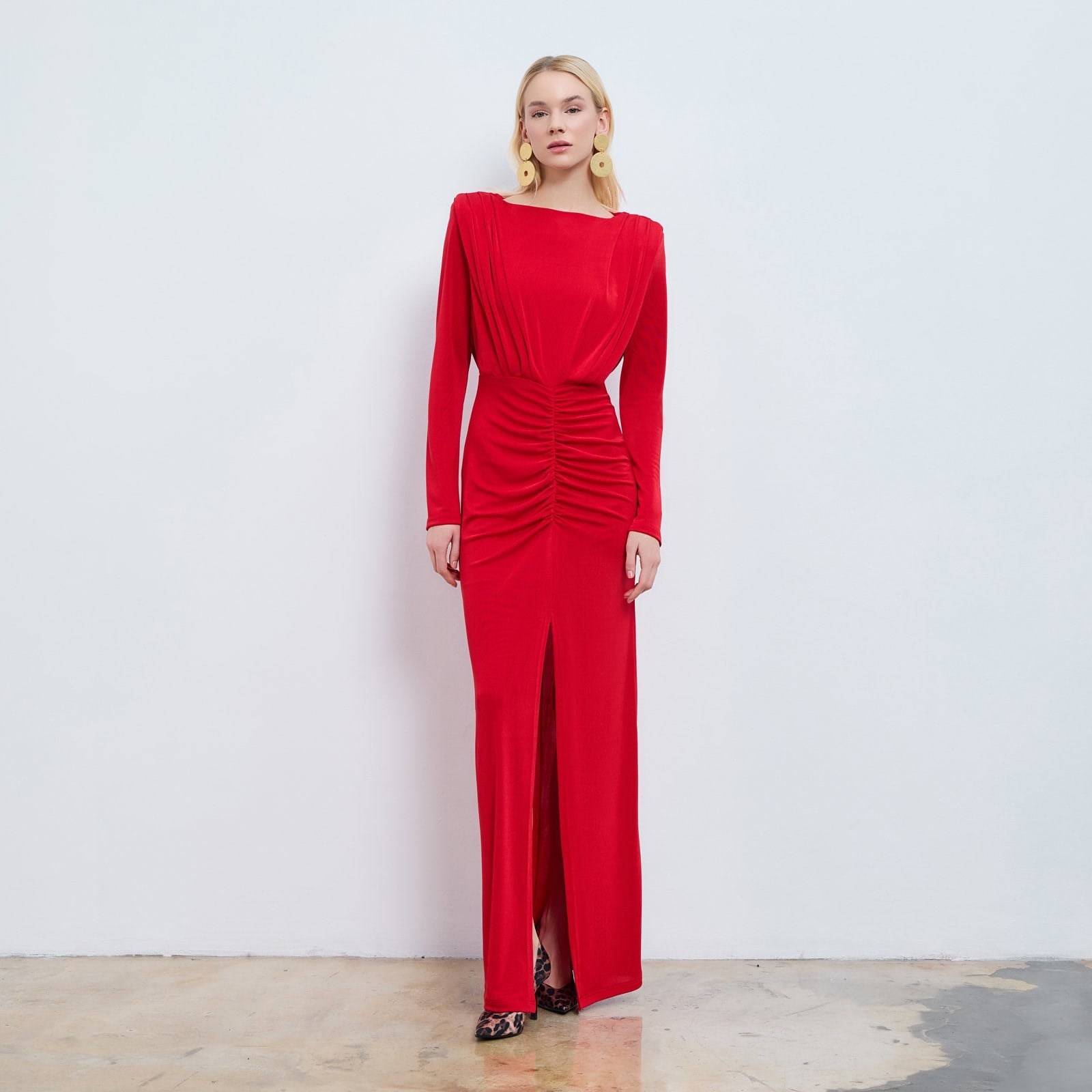 Soley Ruched Maxi Dress