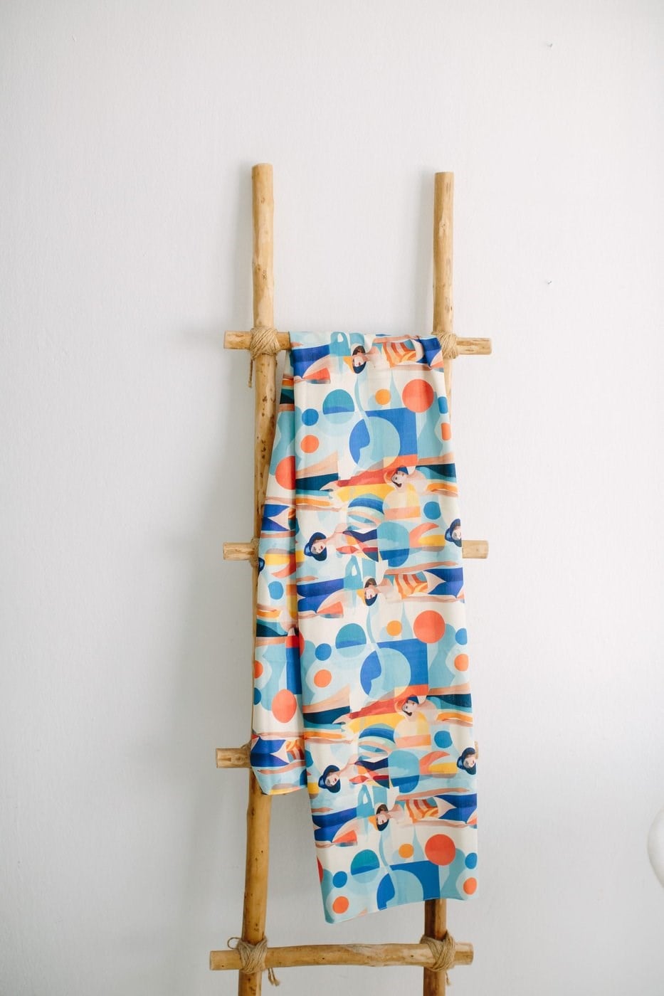 Sonia Bleu Keten Bandana & Pareo | Pure Paris