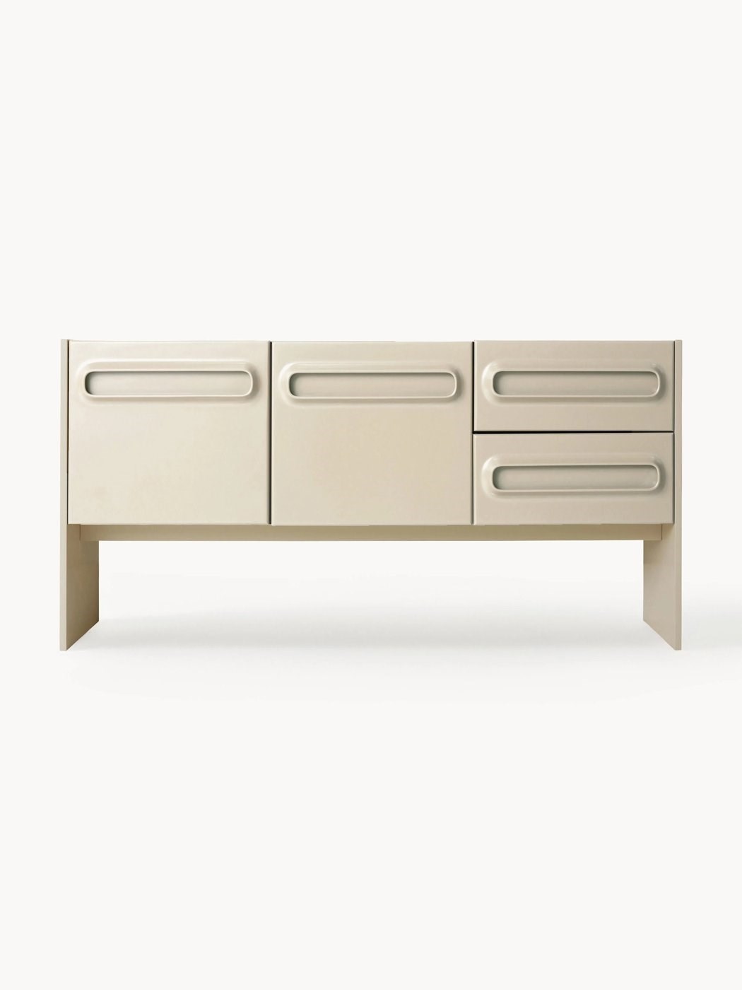 Space Modern Minimalist Dressoir Sideboard With Drawers Light Beige