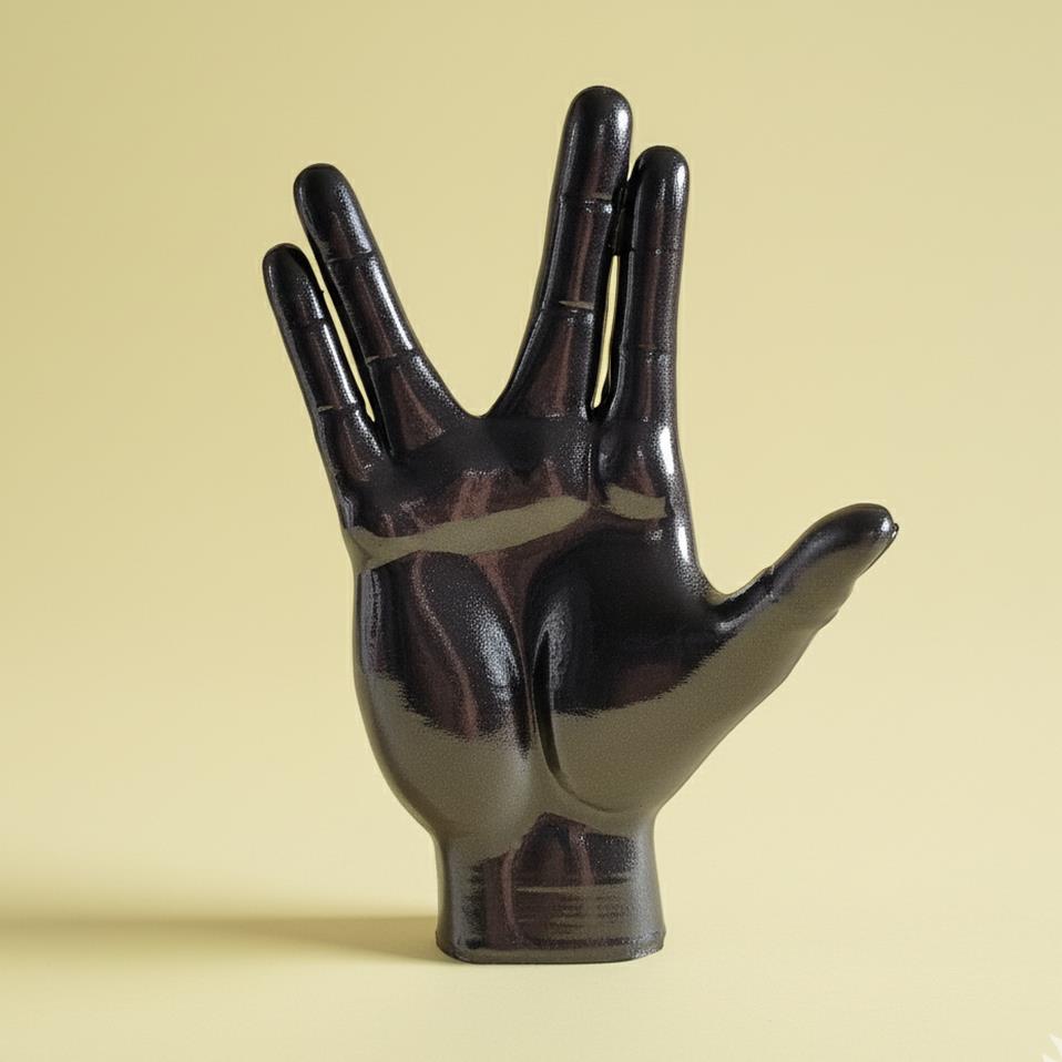 Spock El Figürü | Metalik Siyah