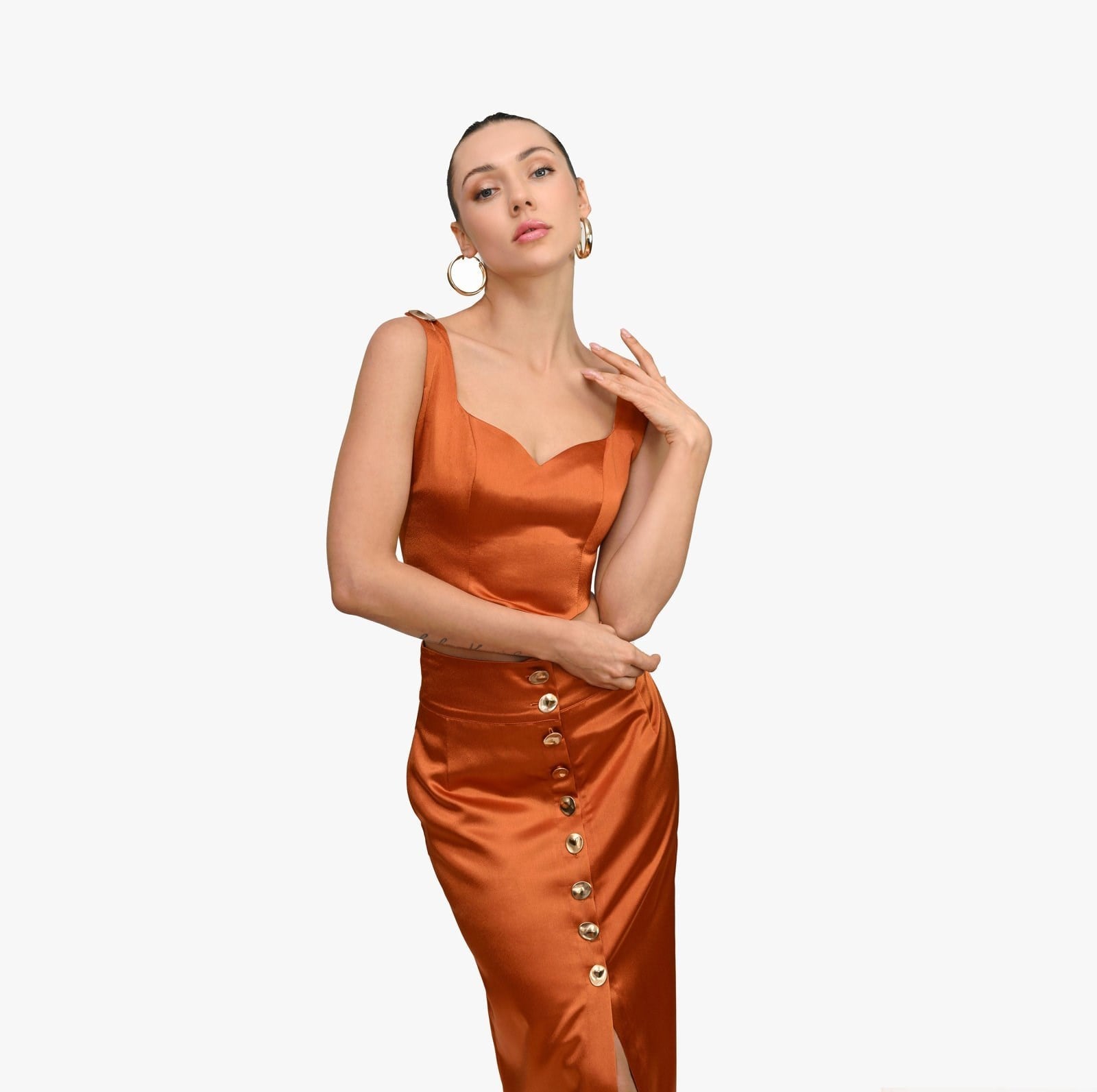Stellan Satin Suit