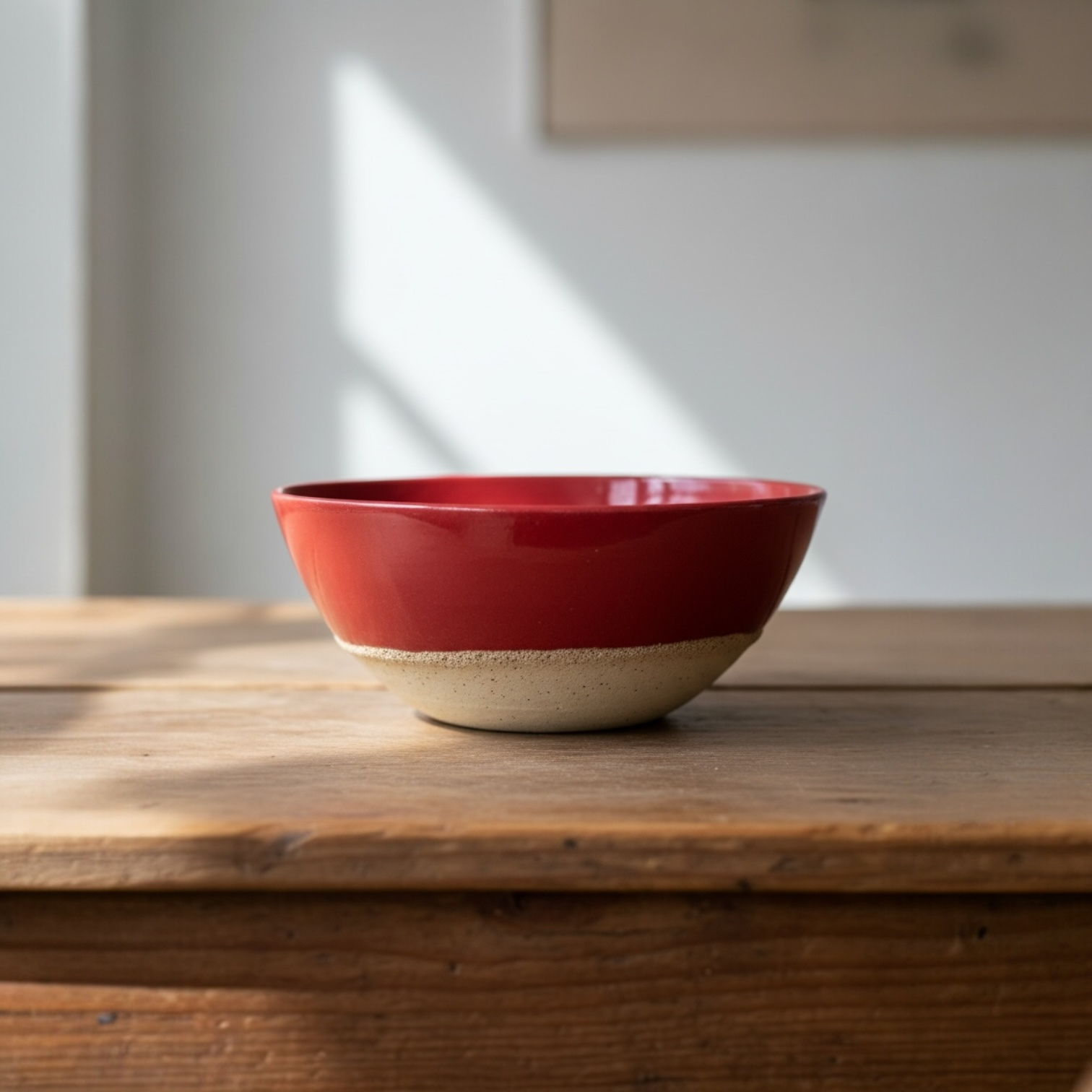 Stoneware Kırmızı Kase