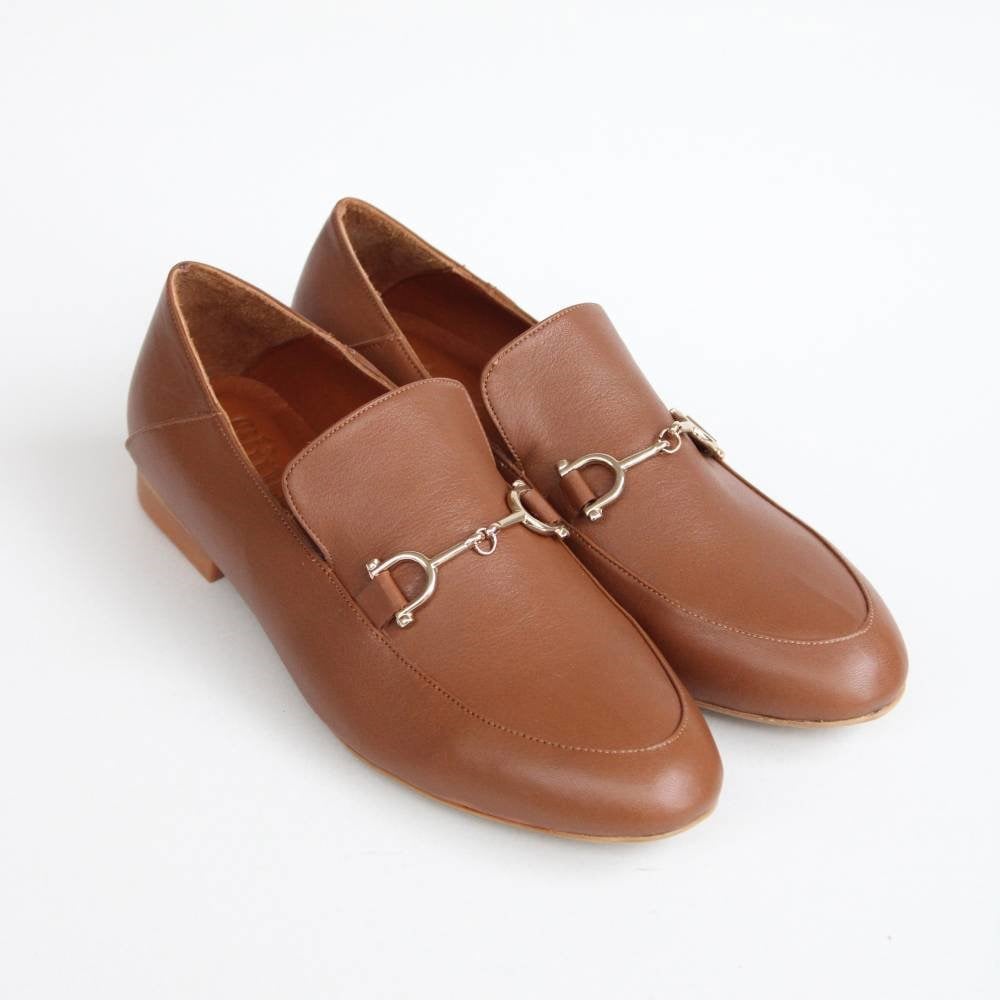 Taba Kadın Deri Loafer