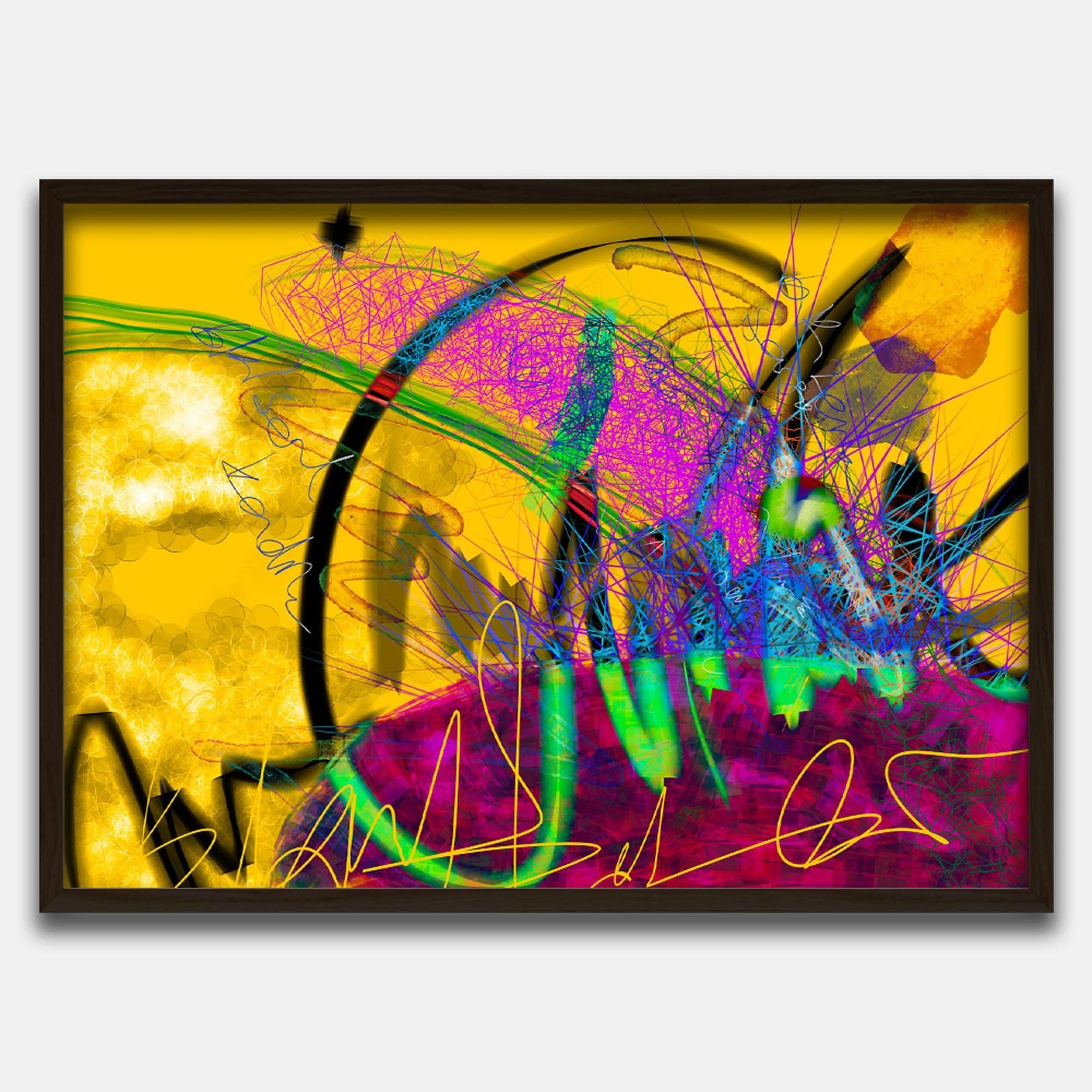 Testing 3 - Abstract Collection - Baskı