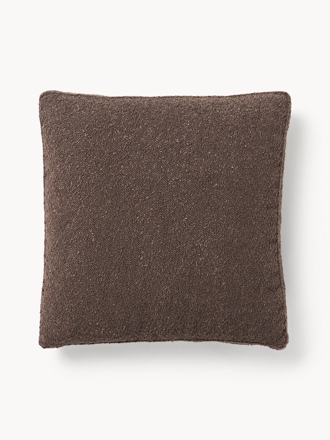 Tribeca Bouclé Kırlent 50x50 cm Koyu Kahverengi