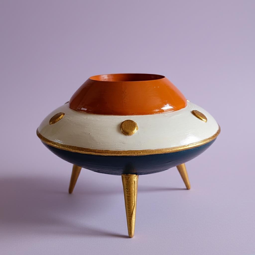 Ufo Mini Saksı | Kemik