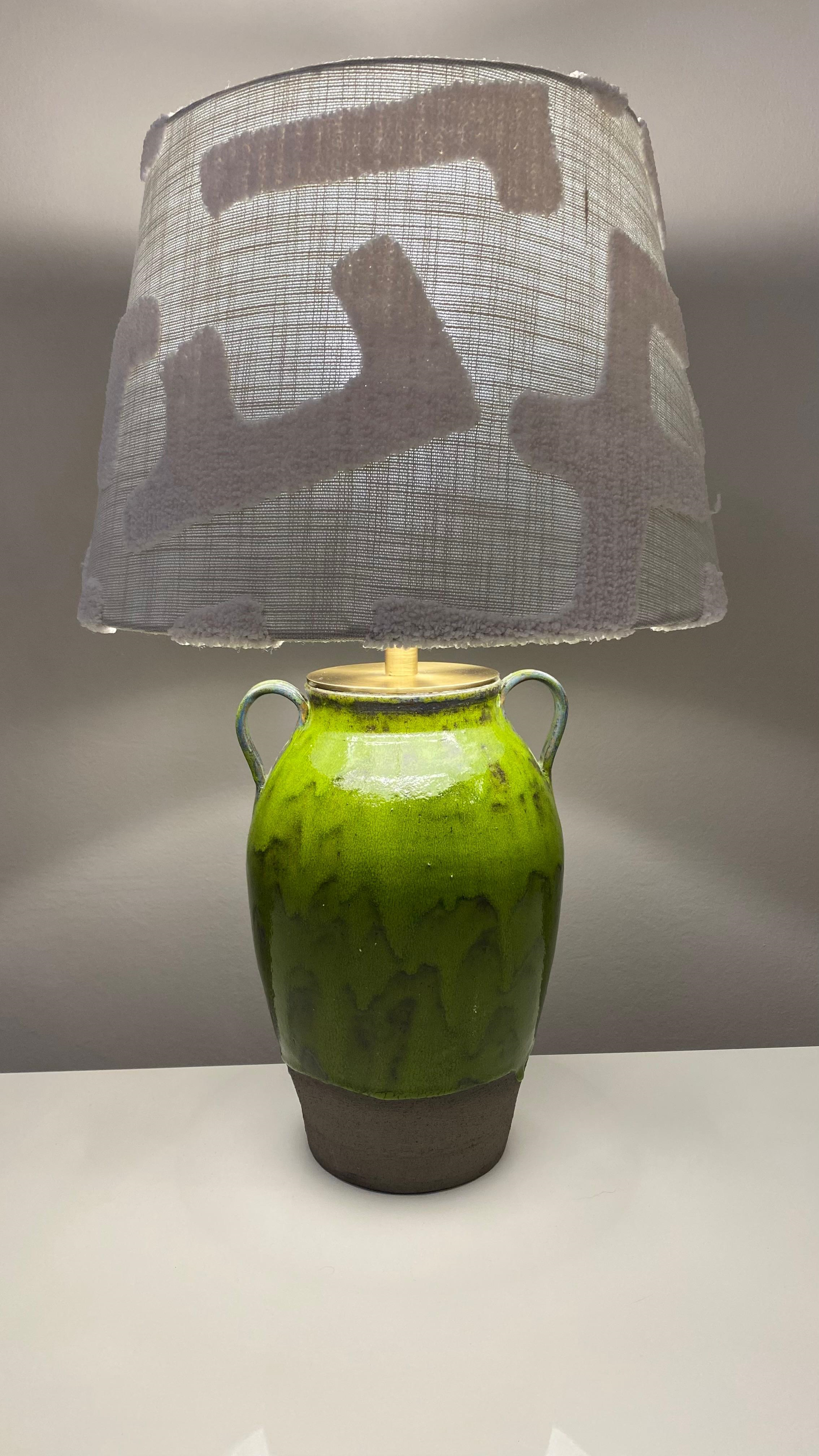 Yeşil Evenez Küp Abajur