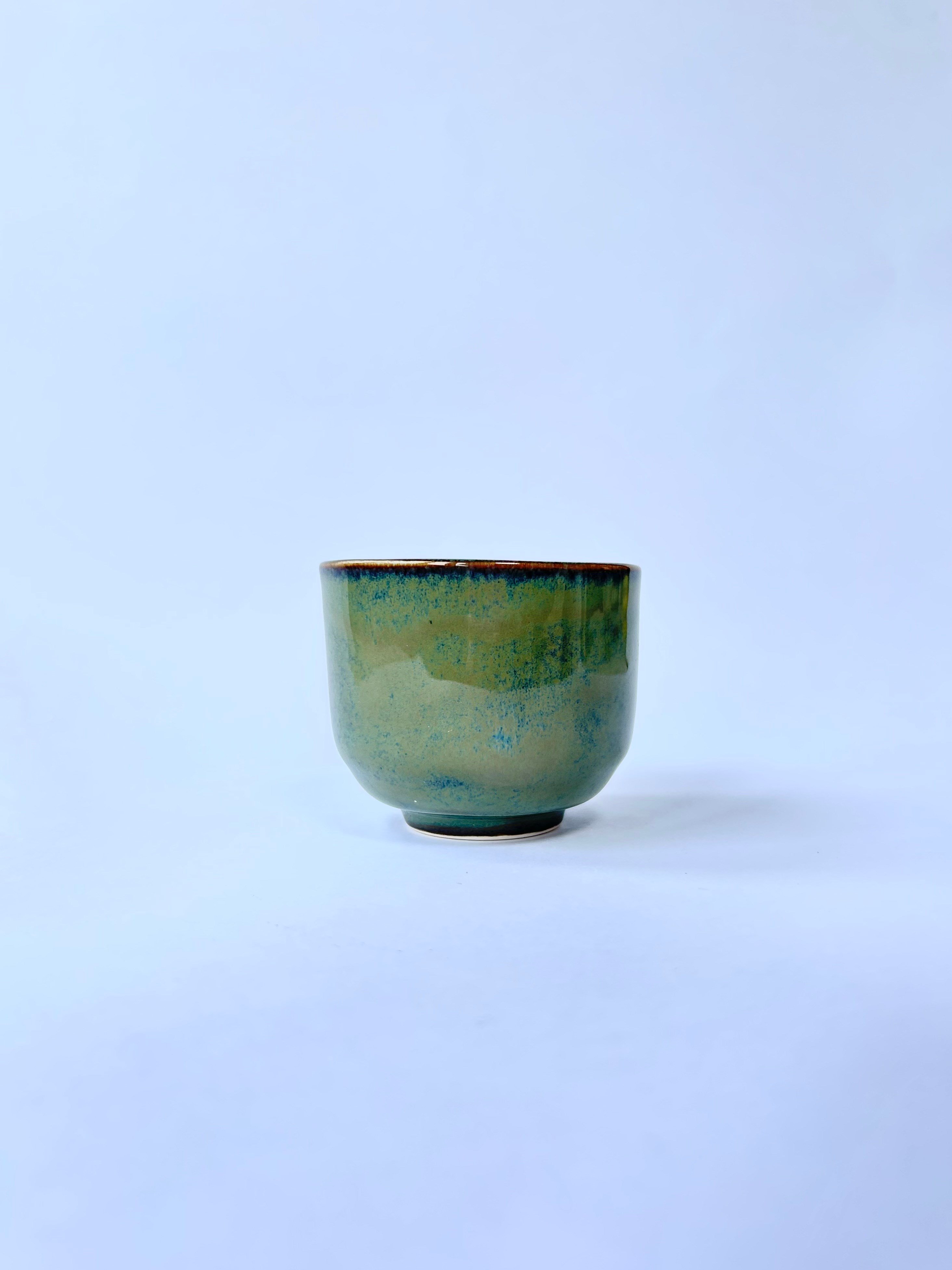 Yeşil Stoneware Türk Kahvesi Fincanı 