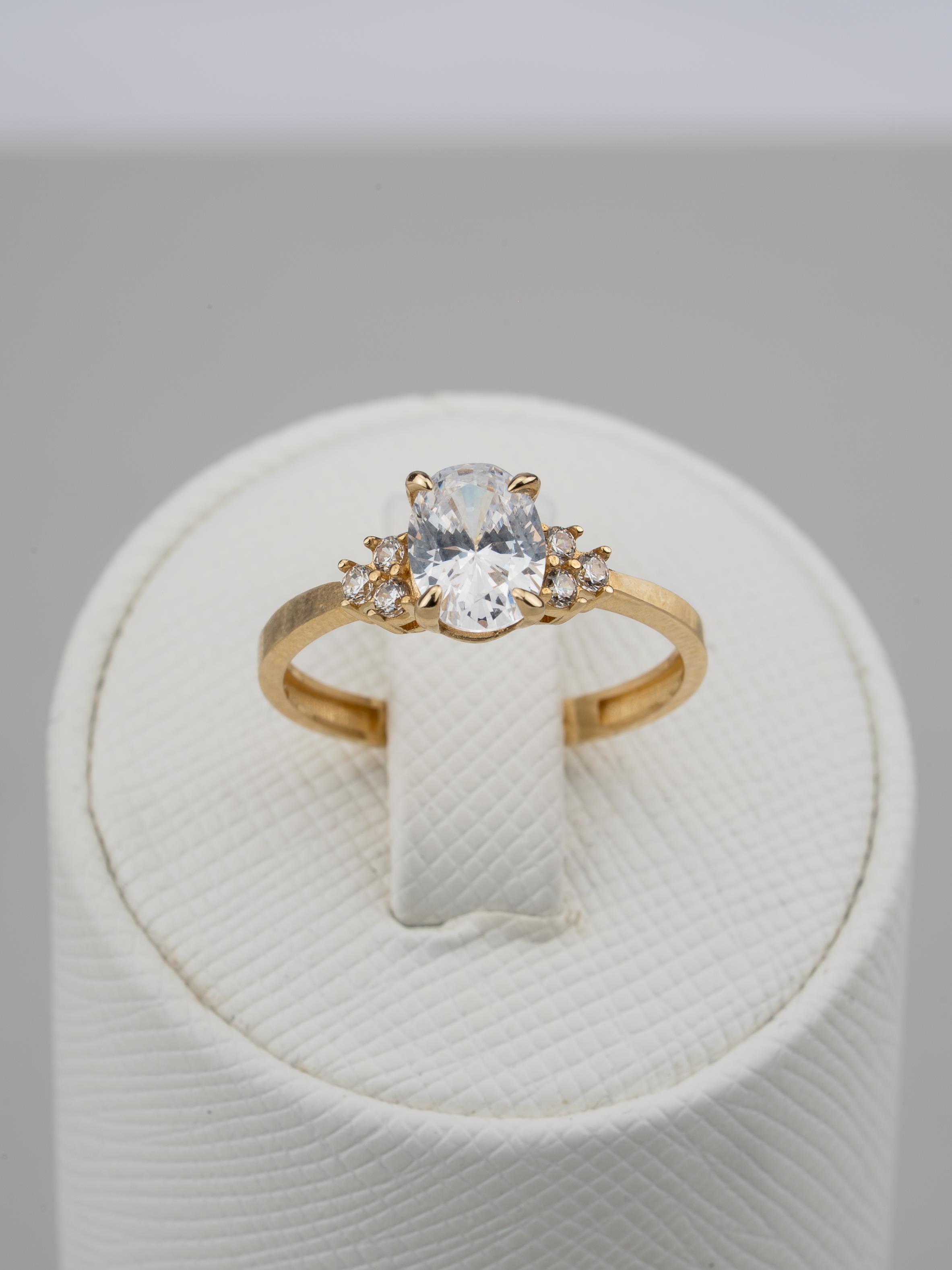 14 Ayar Damla Model Yüzük