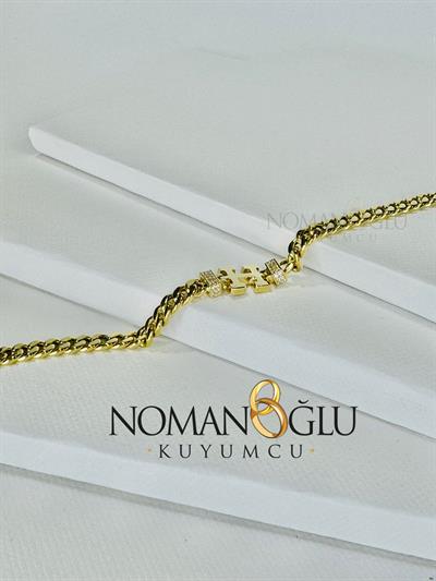 14 Ayar Harf Bileklik