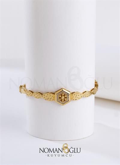 14 Ayar Kelepçe Bilezik