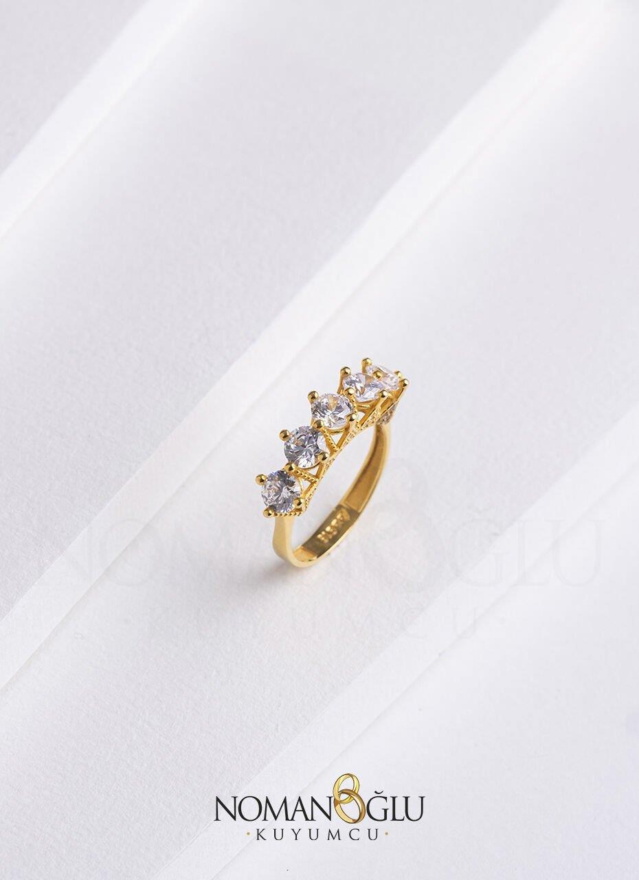 22 Ayar Beştaş Yüzük