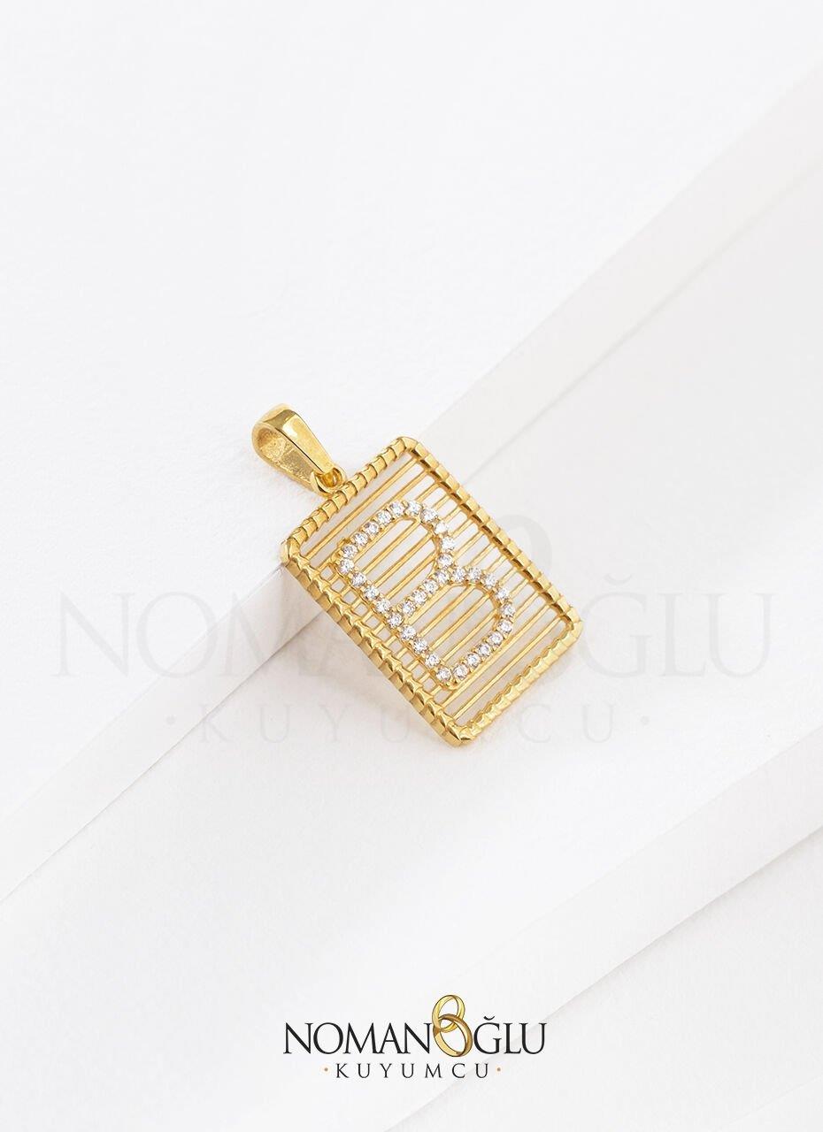 22 Ayar Harf Kolye Ucu