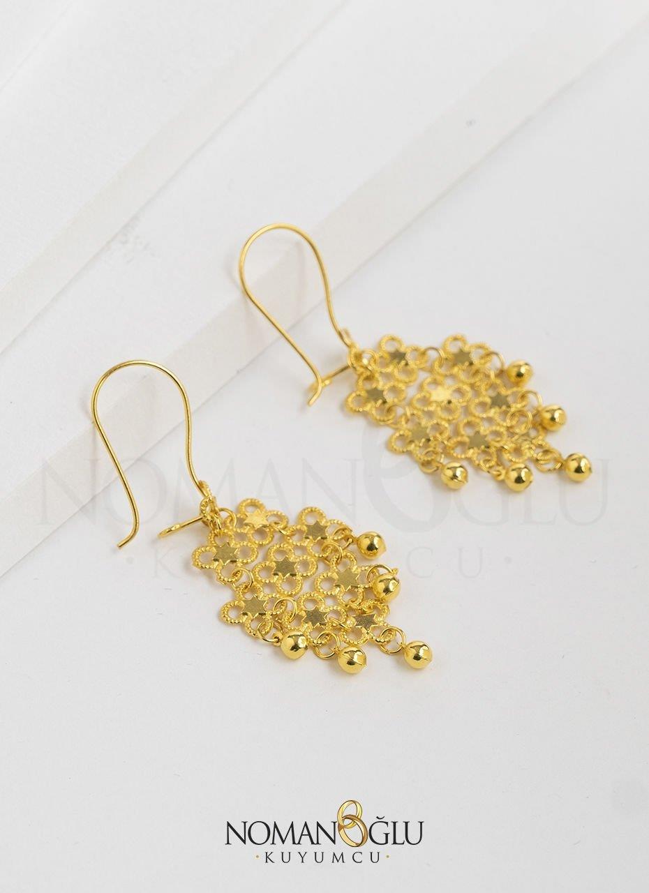 22 Ayar Mengiç Küpe