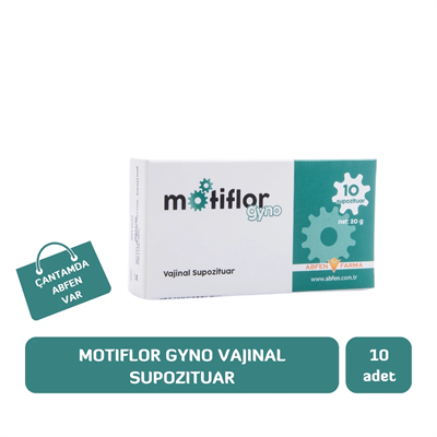 Abfen FarmaMotiflor Gyno Vajinal Probiyotik Supozituar 10 Ovül