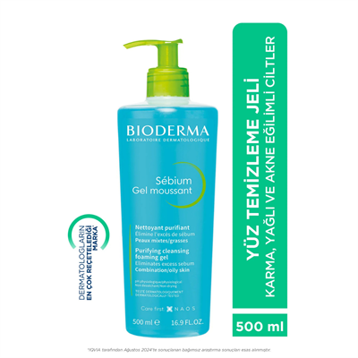 BiodermaBioderma Sebium Foaming Cilt Temizleme Jeli 500 ml
