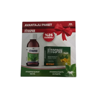 Edis PharmaFitospan Şurup 100 ml + Fitospan Pastil 24 adet