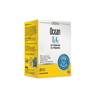 OrzaxOrzax Ocean D3K2 Vitamin Damla 20 ml