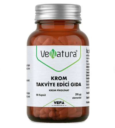 VenaturaVeNatura Krom Takviye Edici Gıda 90 Kapsül